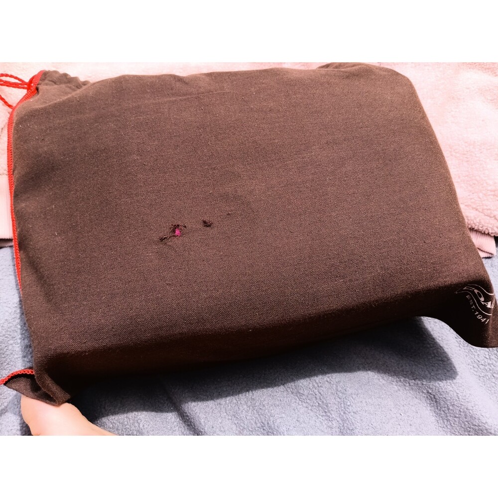 Y2K Hot Pink Hamptons Tote Orange Trim Chocolate Brown Accents Never Carried - Picture 12 of 12